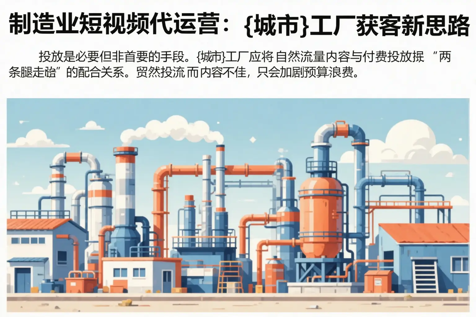制造业短视频代运营：祁门工厂获客新思路