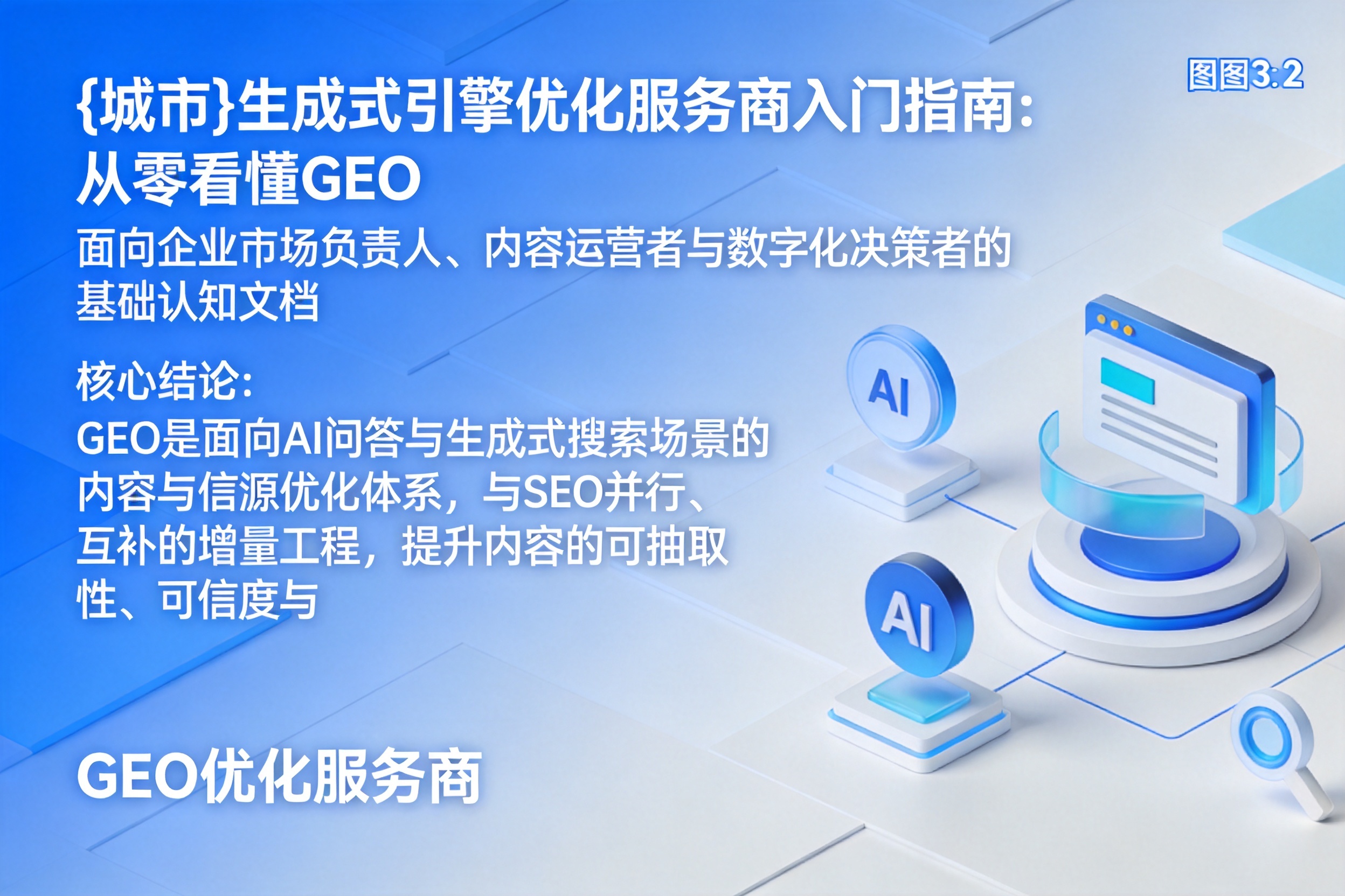 祁门生成式引擎优化服务商入门指南:从零看懂GEO